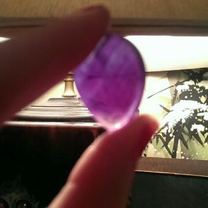 CUSTOM REAL Fluorite Teardrop 3/8 Ear Plugs/Gauges